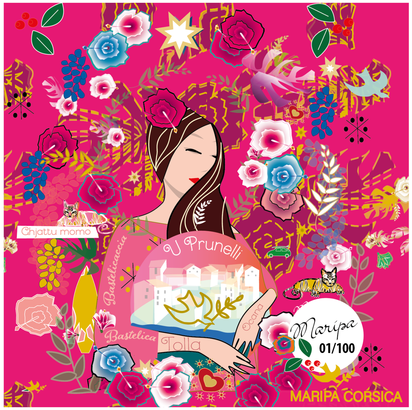 MAGNET U Prunelli-Rose 01 MAGNET U Prunelli-Rose 01